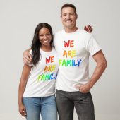 Wij zijn het ontwerp van de Regenboogzonneschijn v T-shirt (Unisex)