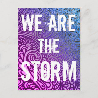 Wij zijn het STORM Dank U Briefkaart