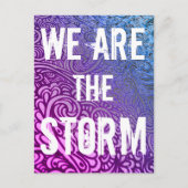 Wij zijn het STORM Dank U Briefkaart (Voorkant)