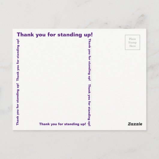 Wij zijn het STORM Dank U Briefkaart (Achterkant)