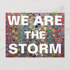 Wij zijn het STORM Dank U Briefkaart