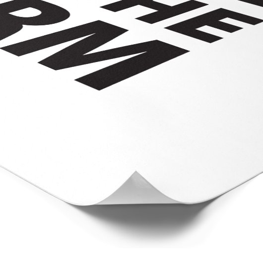 Wij zijn het Storm Poster (Hoek)