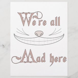 Wij zijn hier Gek allen Flyer