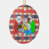 wij zijn hier keramisch ornament (Rechts)