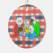 wij zijn hier keramisch ornament (Links)
