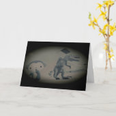 "Wij zijn je nieuwe familie." Wenskaart voor herst Kaart (Gele Bloem)