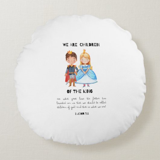 Wij zijn kinderen van de Schattigee Kwekerij Rond Kussen (Voorkant)