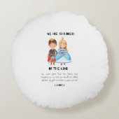 Wij zijn kinderen van de Schattigee Kwekerij Rond Kussen (Achterkant)