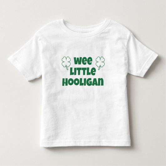 Wij zijn Little Hooligan Peuter St Patrick's Day G Kinder Shirts (Voorkant)