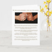 Wij zijn Maatschappelijk werkers Kaart (Gele Bloem)