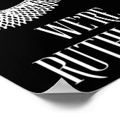 Wij zijn meedogenloze vrouwenrechten poster (Hoek)