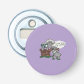 Wij zijn mijn wereld button flesopener (Voorkant)