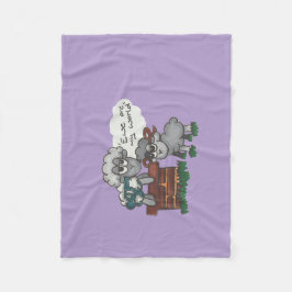 Wij zijn mijn wereld fleece deken