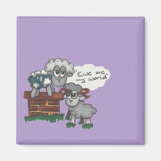 Wij zijn mijn wereld magneet (Voorkant)