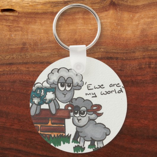 Wij zijn mijn wereld sleutelhanger (Achterkant)