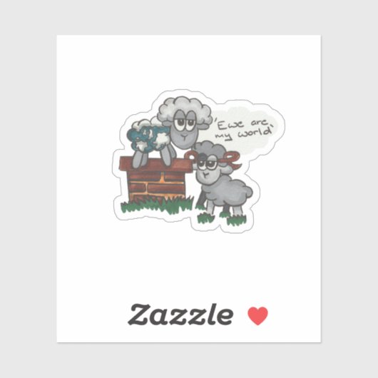 Wij zijn mijn wereld sticker (Vel)