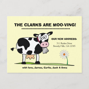  Wij zijn Moo-bewegend Briefkaart