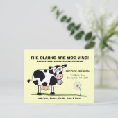  Wij zijn Moo-bewegend Briefkaart (Staand voorkant)