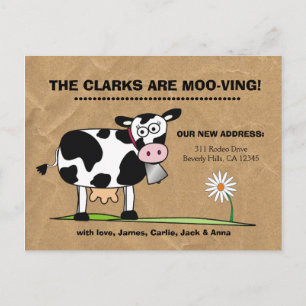 Wij zijn Moo-bewegend Briefkaart
