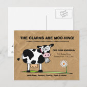  Wij zijn Moo-bewegend Briefkaart (Voorkant / Achterkant)