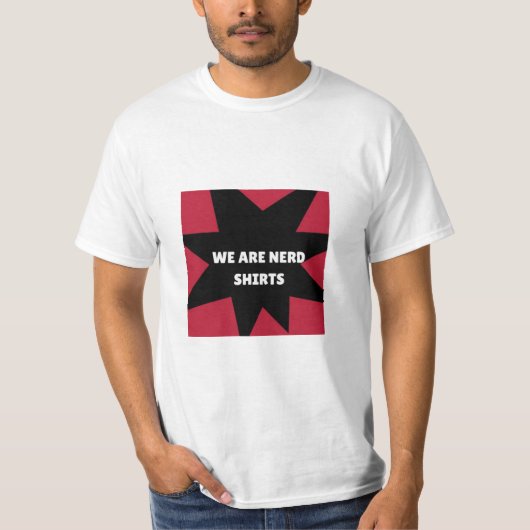 WIJ ZIJN NERD SHIRTEN T-SHIRT (Voorkant)