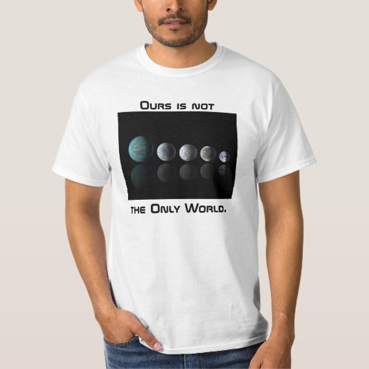 Wij zijn niet het enige T-shirt van het Exoplanet (Voorkant)