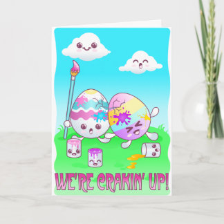 Wij zijn omhoog Crackin! wenskaart Feestdagen Kaart