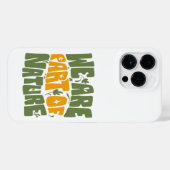 WIJ ZIJN ONDERDEEL VAN DE NATUUR iPhone HOESJE (Achterkant horizontaal)