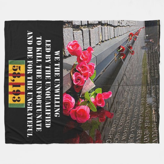 WIJ ZIJN ONWILLIG FLEECE DEKEN (Voorkant (Horizontaal))