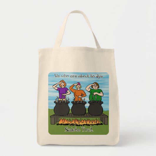 Wij zijn op het punt om u te groeten tote bag (Voorkant)