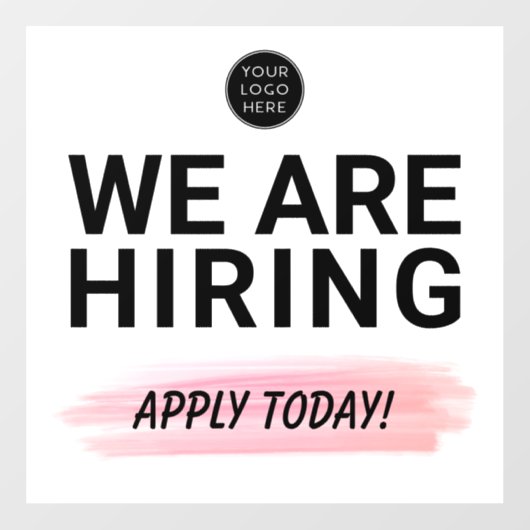 Wij zijn op zoek naar nieuwe collega's. Sollicitee Raamsticker (Vel)