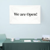 Wij zijn open Small Business Restaurant Hotel Spa Spandoek (Beurs)