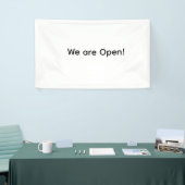 Wij zijn open Small Business Restaurant Hotel Spa Spandoek (Beurs)