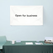 Wij zijn open Small Business Restaurant Hotel Spa Spandoek (Beurs)