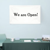 Wij zijn open Small Business Restaurant Hotel Spa Spandoek (Beurs)