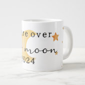 Wij zijn "Over the Moon" Baby shower Gift Mok (Voorkant rechts)