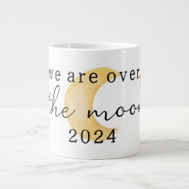 Wij zijn "Over the Moon" Baby shower Gift Mok