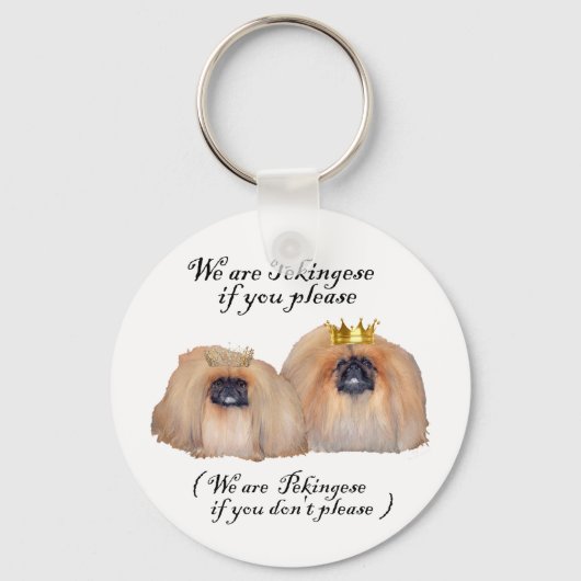 Wij zijn Pekingees Sleutelhanger (Voorkant)