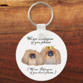 Wij zijn Pekingees Sleutelhanger (Voorkant)