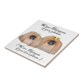 Wij zijn Pekingees Tegeltje (Zijkant)