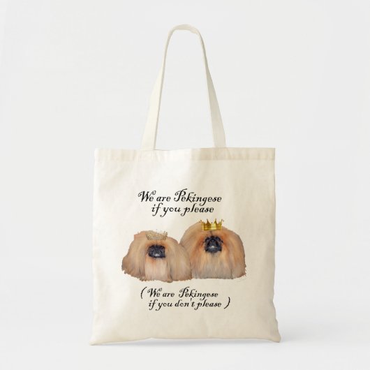 Wij zijn Pekingees Tote Bag (Voorkant)
