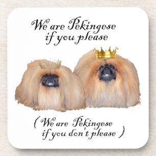 Wij zijn Pekingese Drankjes Onderzetter