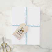 Wij zijn Popping Bottles Baby shower Gift Label Cadeaulabel (Met Touw)