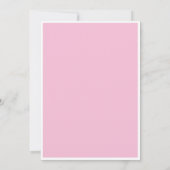 Wij zijn Popping Bottles Pink Girl Baby shower Kaart (Achterkant)