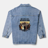 Wij zijn revolutie denim jacket (Achterkant)