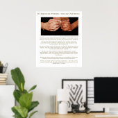 Wij zijn sociaal werkers poster (Thuiskantoor)