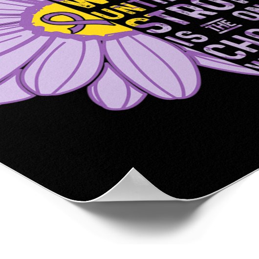 Wij zijn sterk - de steun van het bewustzijn van d poster (Hoek)