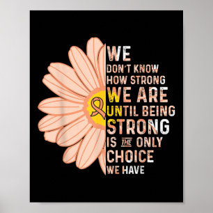 Wij zijn sterk - Endometrial Cancer Awareness Supp Poster