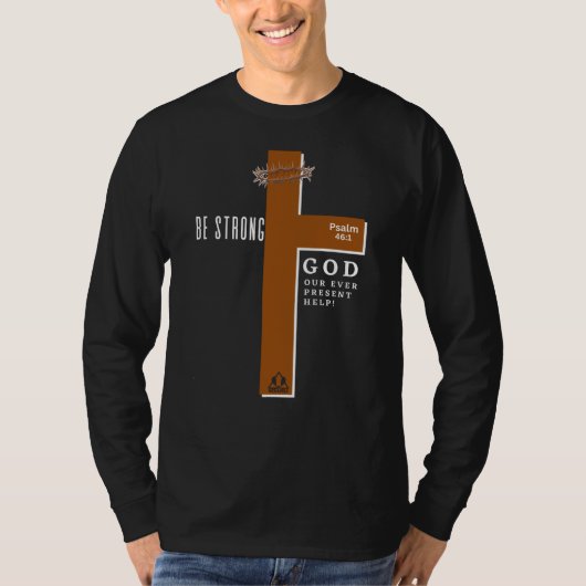 WIJ ZIJN STERK IN JESUS Christelijk-Based Design T-shirt (Voorkant)