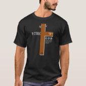 WIJ ZIJN STERK IN JESUS Christelijk-Based Design T-shirt (Voorkant)
